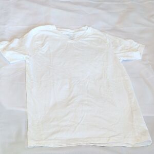 French Toast Boys White V-Neck Tshirt Size Large (10/12) Undershirt